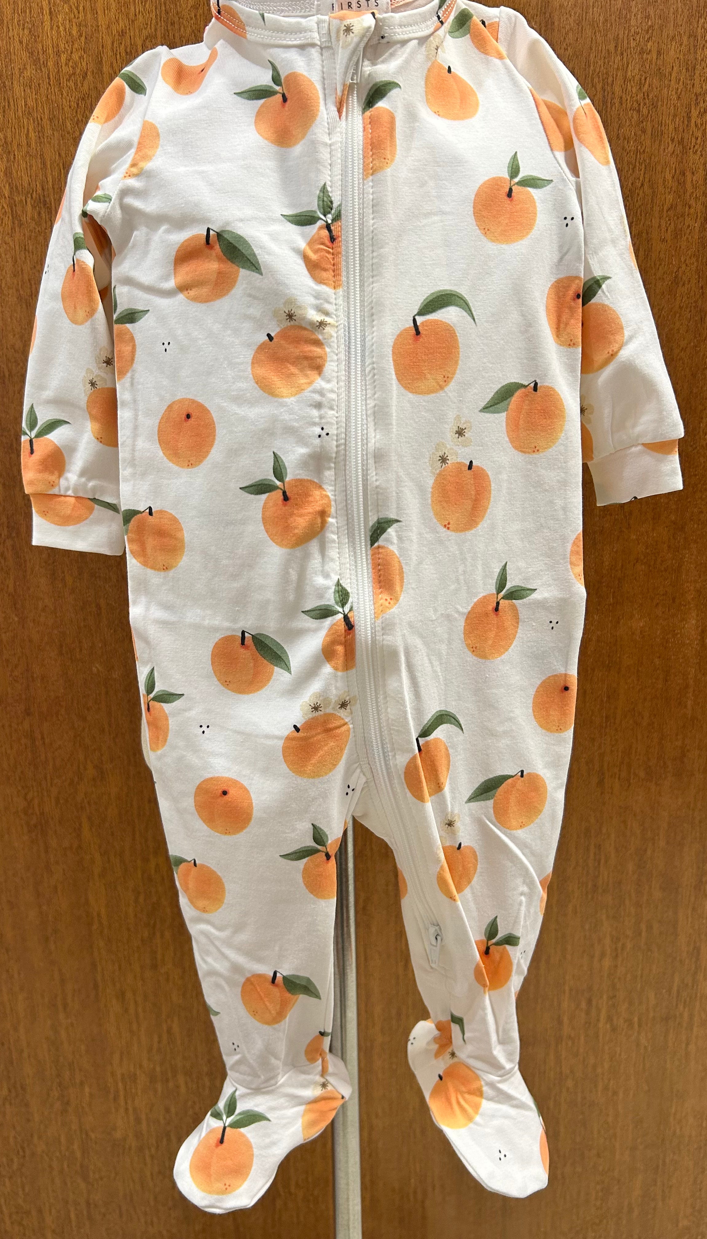 Peachy Footed Romper