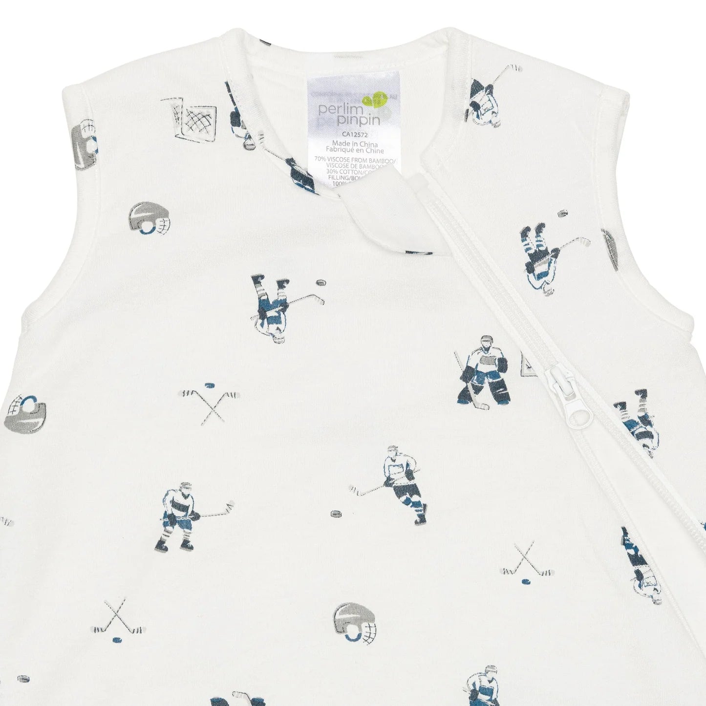 Quilted Bamboo Sleep Bag - Hockey