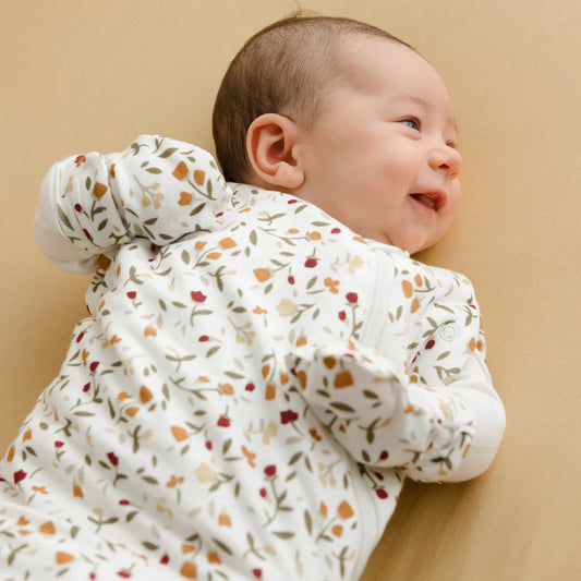 Newborn Bamboo Sleep Bag - Autumn Floral
