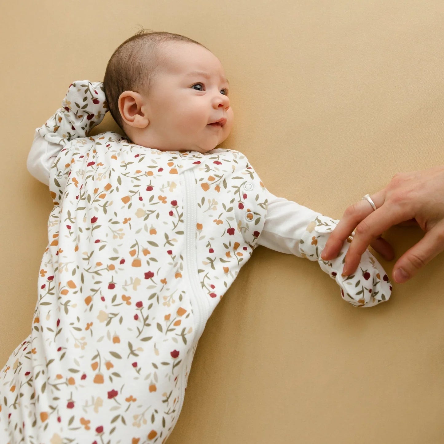 Newborn Bamboo Sleep Bag - Autumn Floral