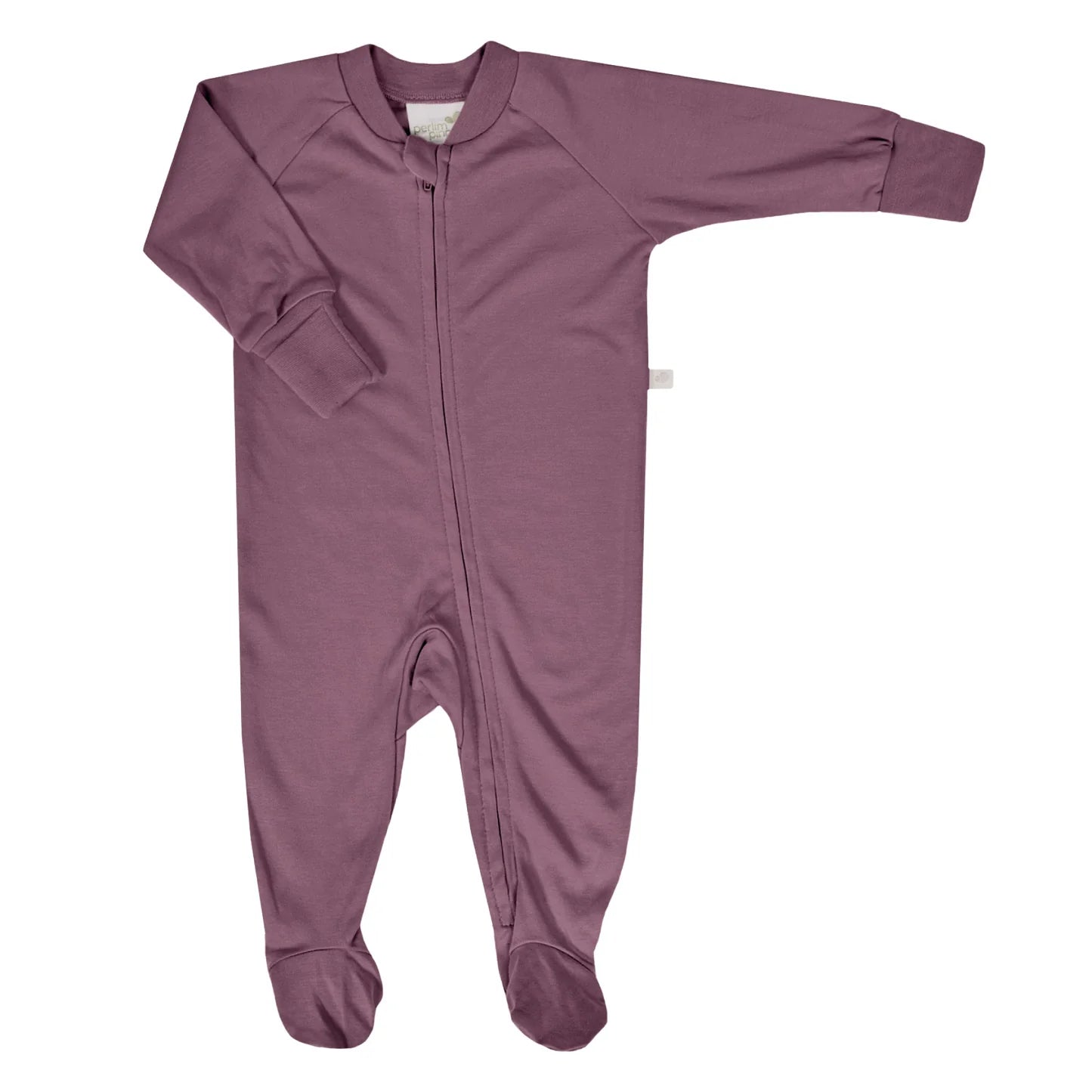 Preemie Footed Sleeper - Plum