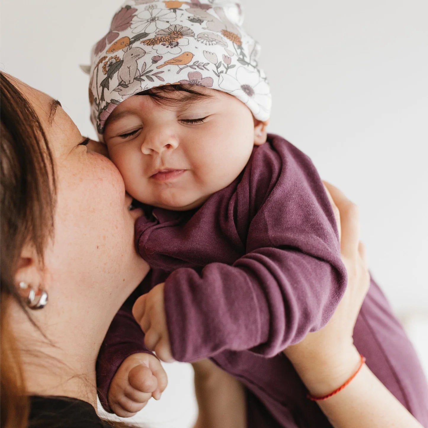 Preemie Footed Sleeper - Plum