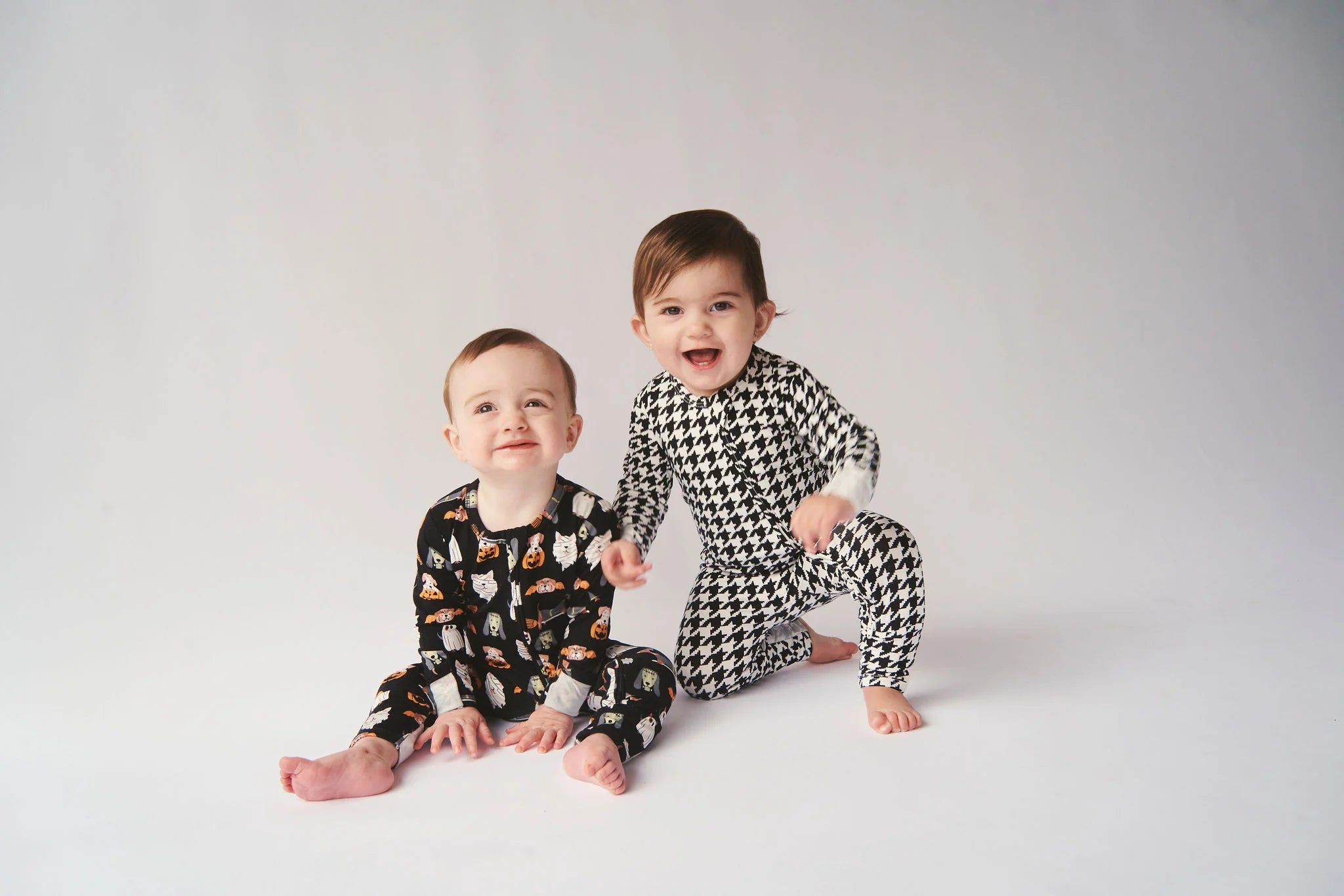 Houndstooth Bamboo Sleeper