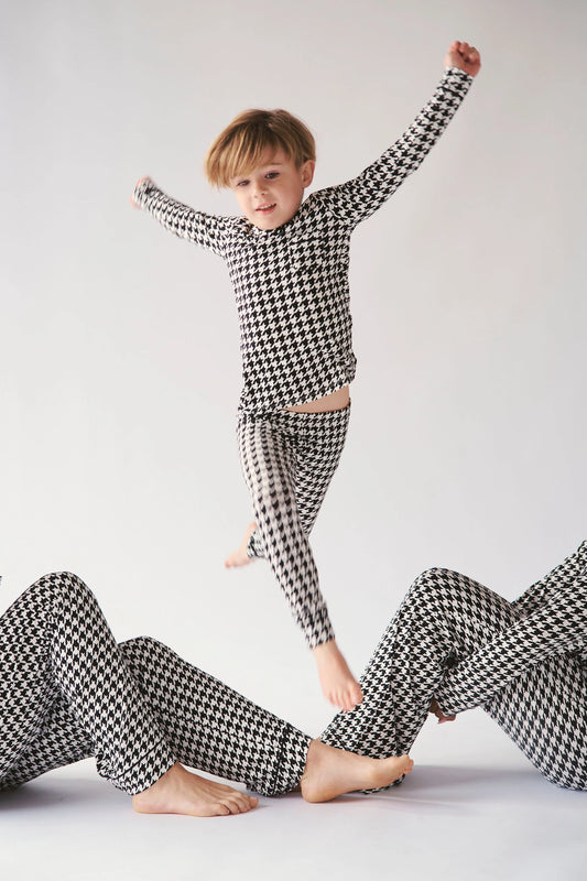Houndstooth Bamboo Pjs