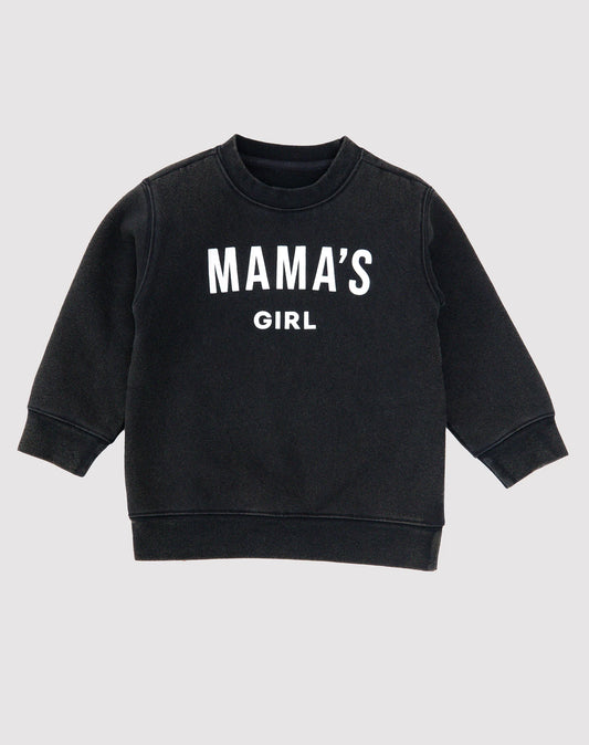 Mama's Girl Black Crewneck
