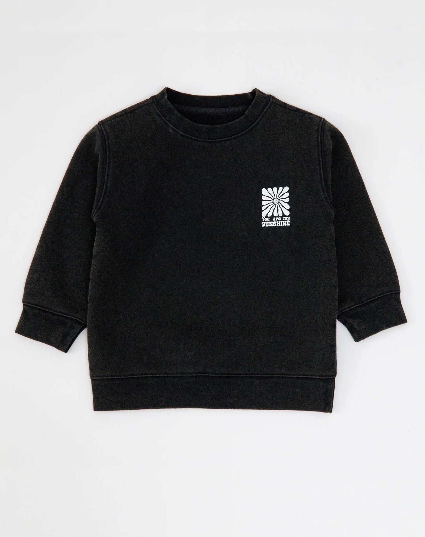 Sunshine Black Crewneck