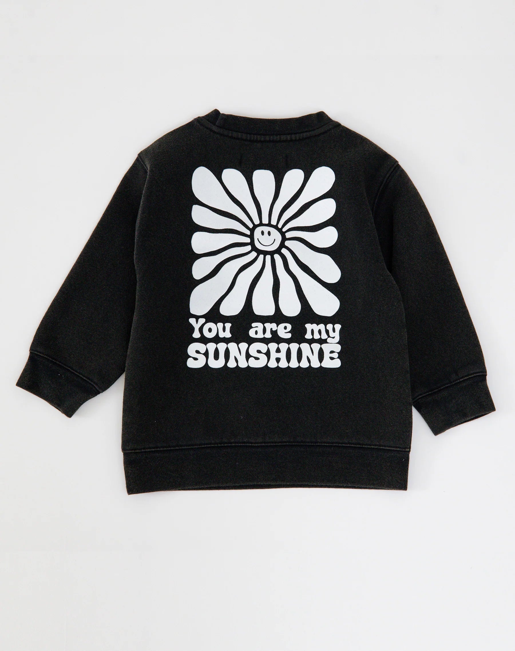 Sunshine Black Crewneck