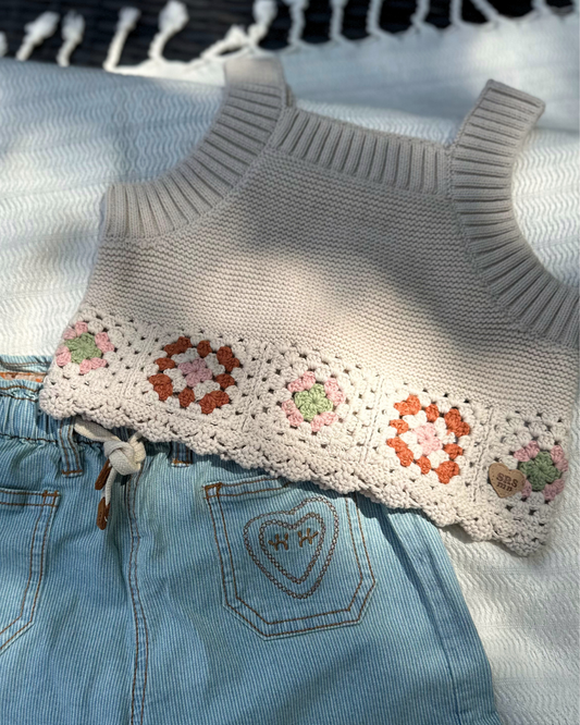 Crochet Patchwork Top