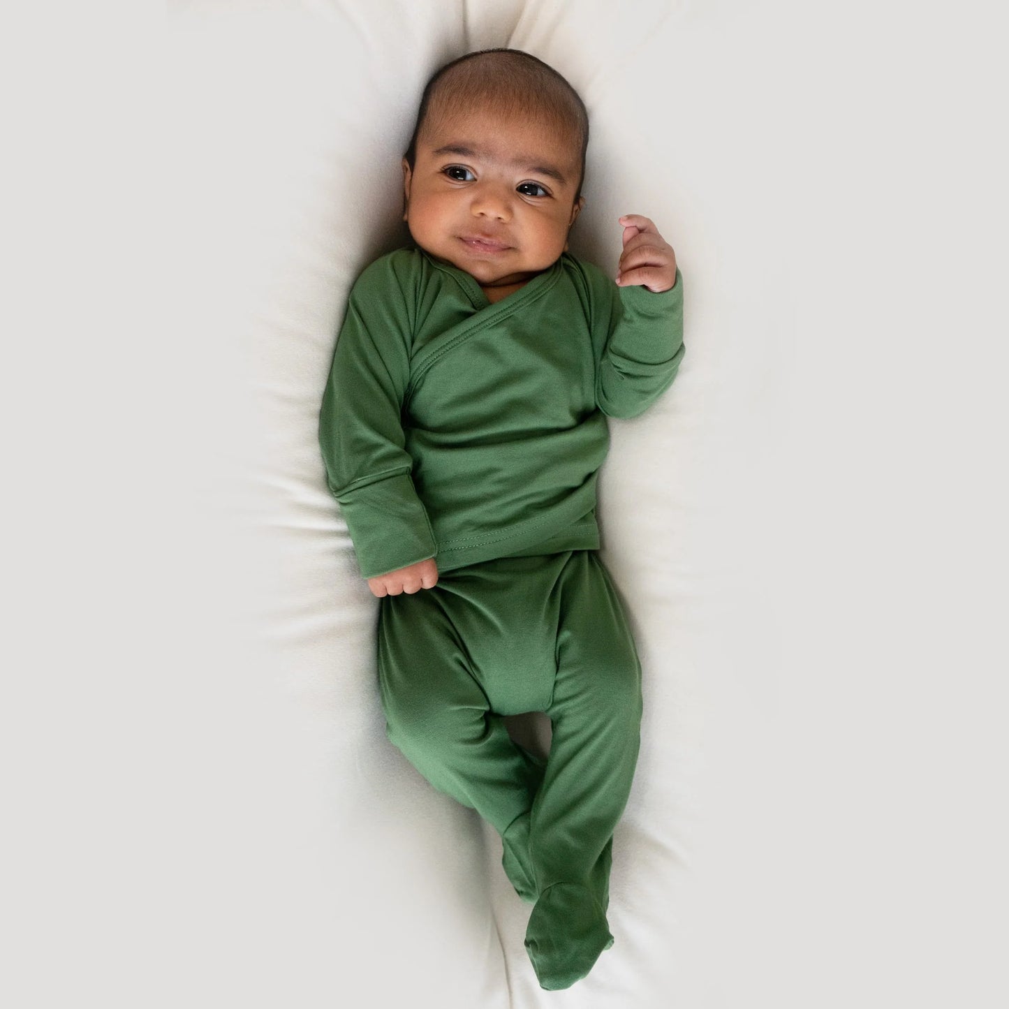 Newborn Kimono Set - Evergreen