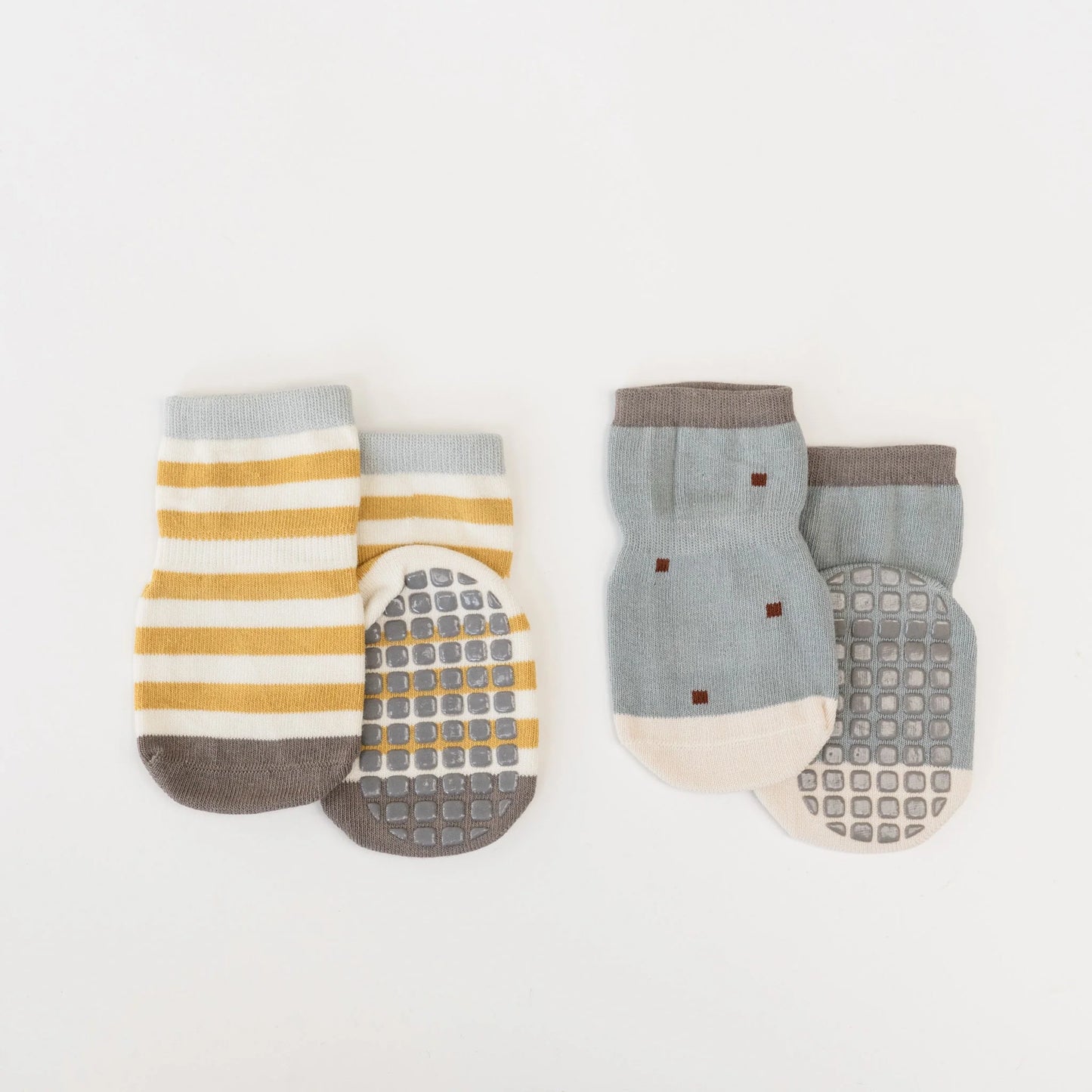 Non-Slip Socks | (2Pk) 0-1YR Old