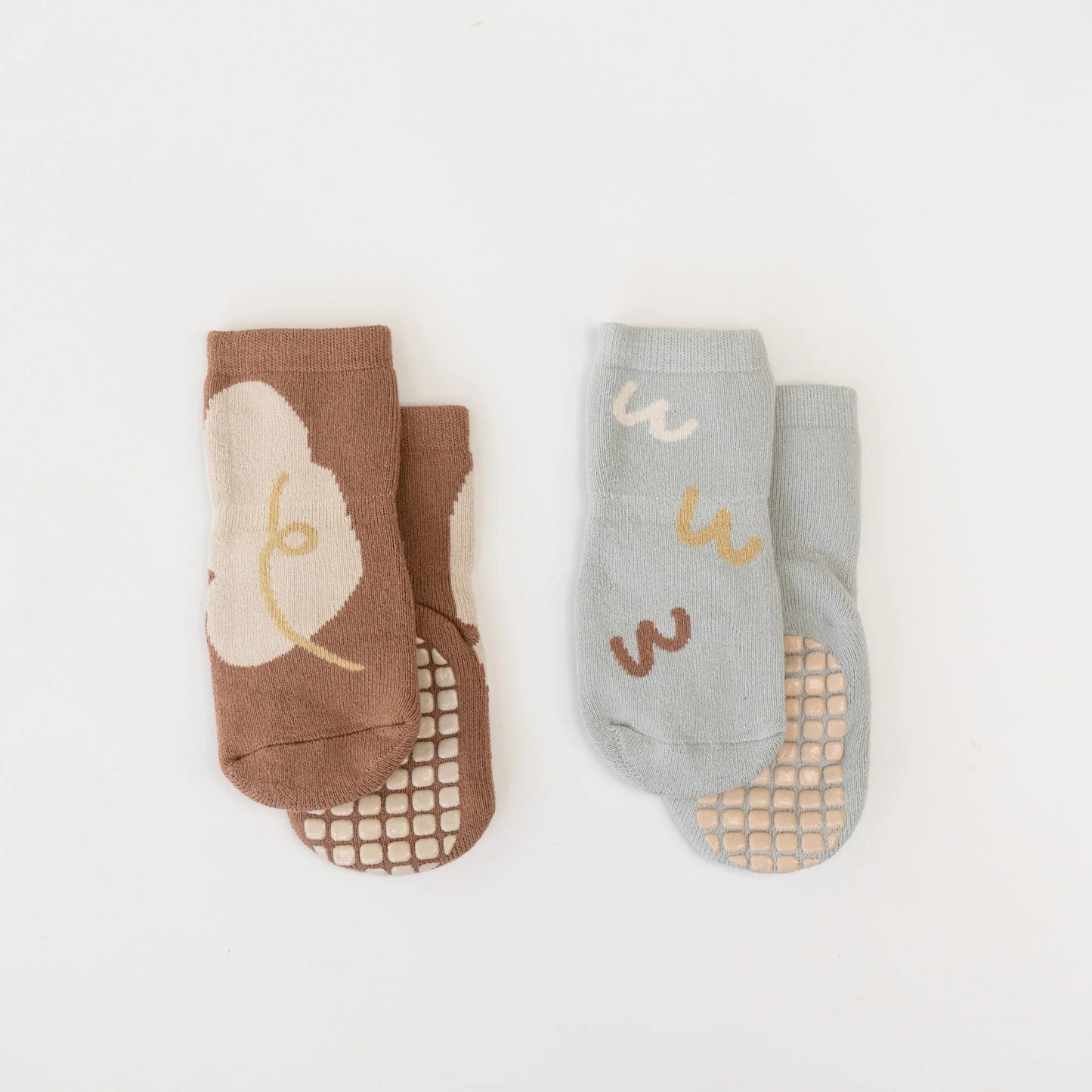 Non-Slip Socks | (2Pk) 0-1YR Old