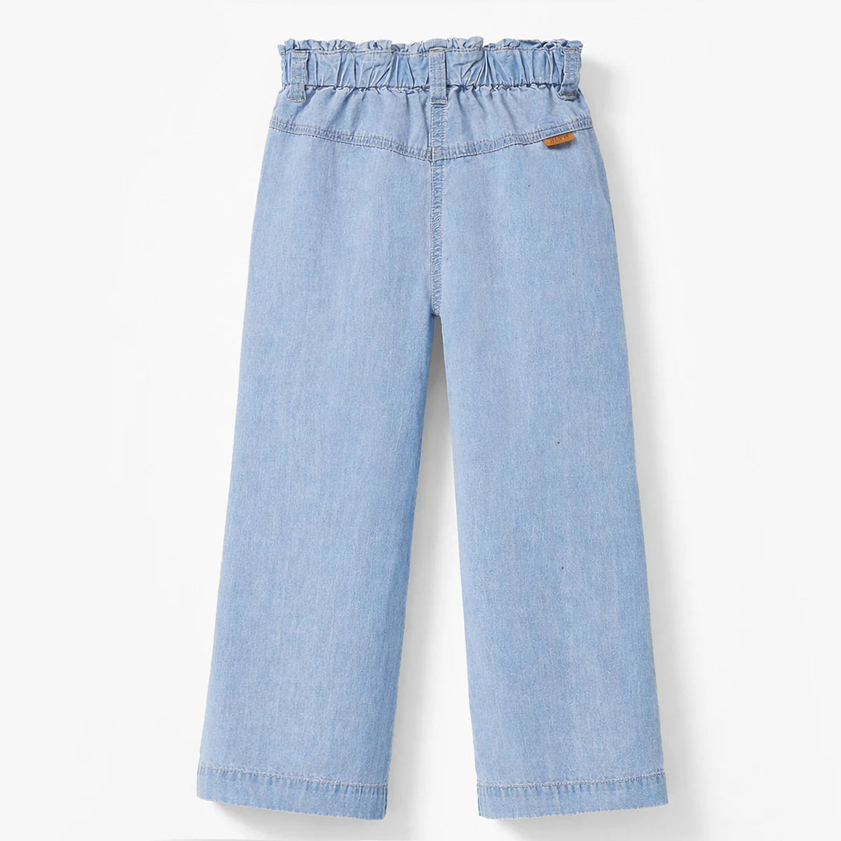 Floral Wide-Leg Denim Child