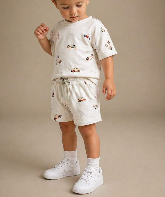 Classic Cars Bamboo Short Set
