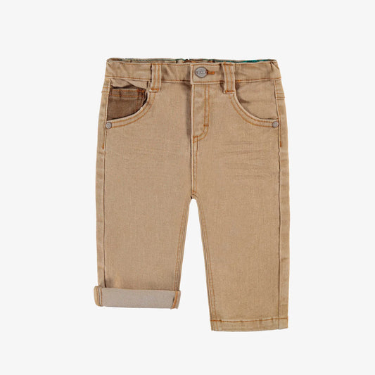 Beige Two-Tone Jean Baby