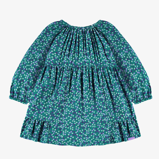Turquoise Floral Dress, Baby