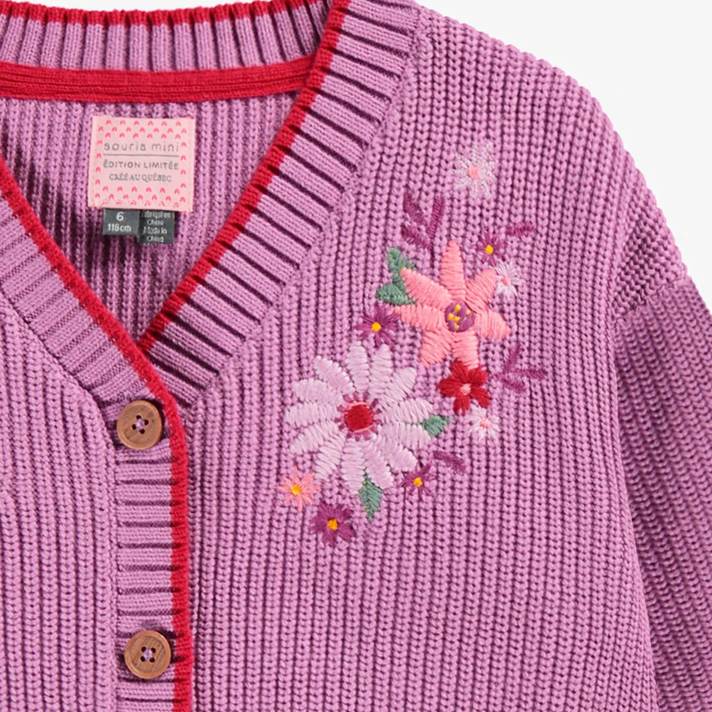 Floral Knit Cardigan