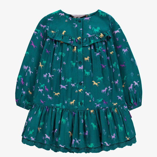Turquoise Pony Dress