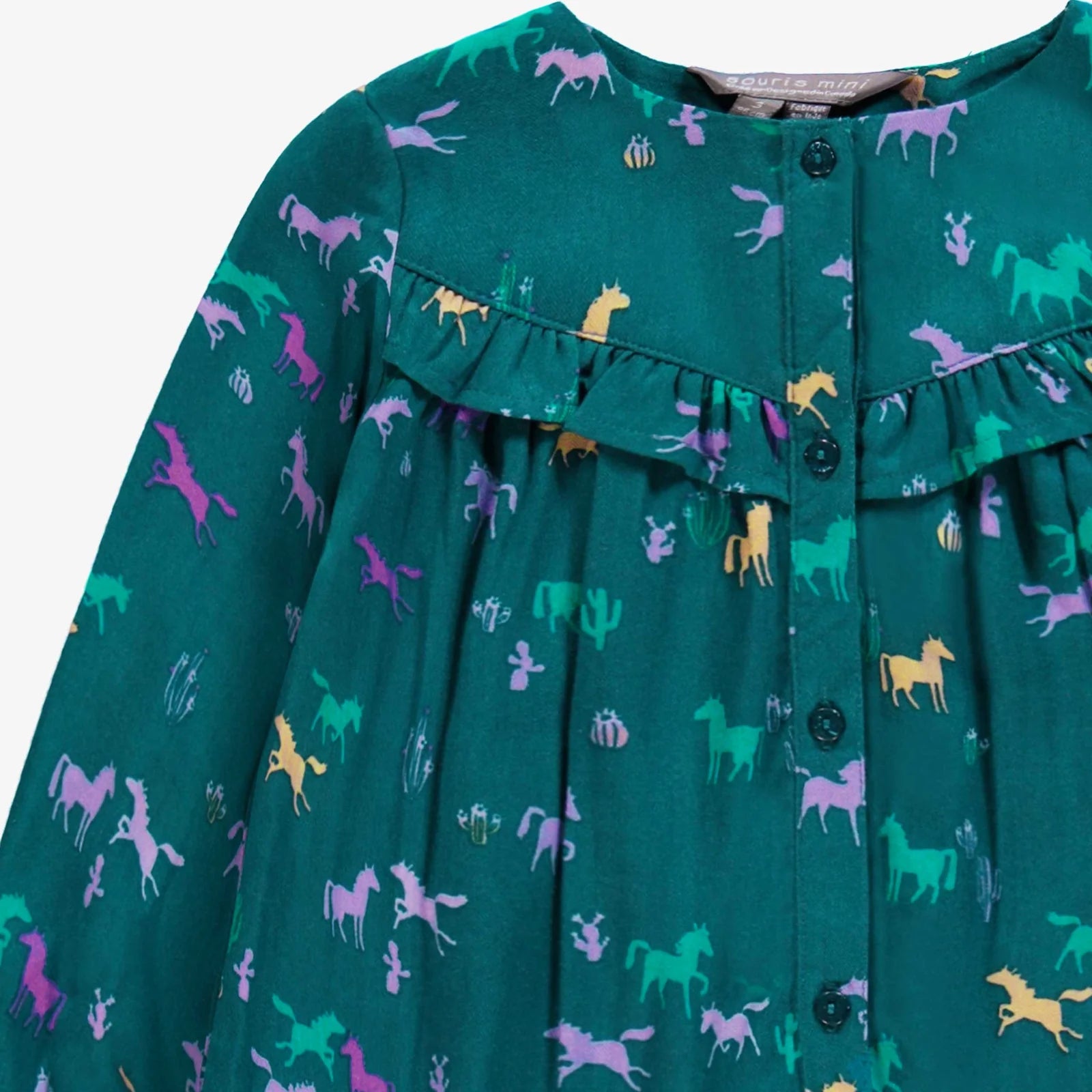 Turquoise Pony Dress