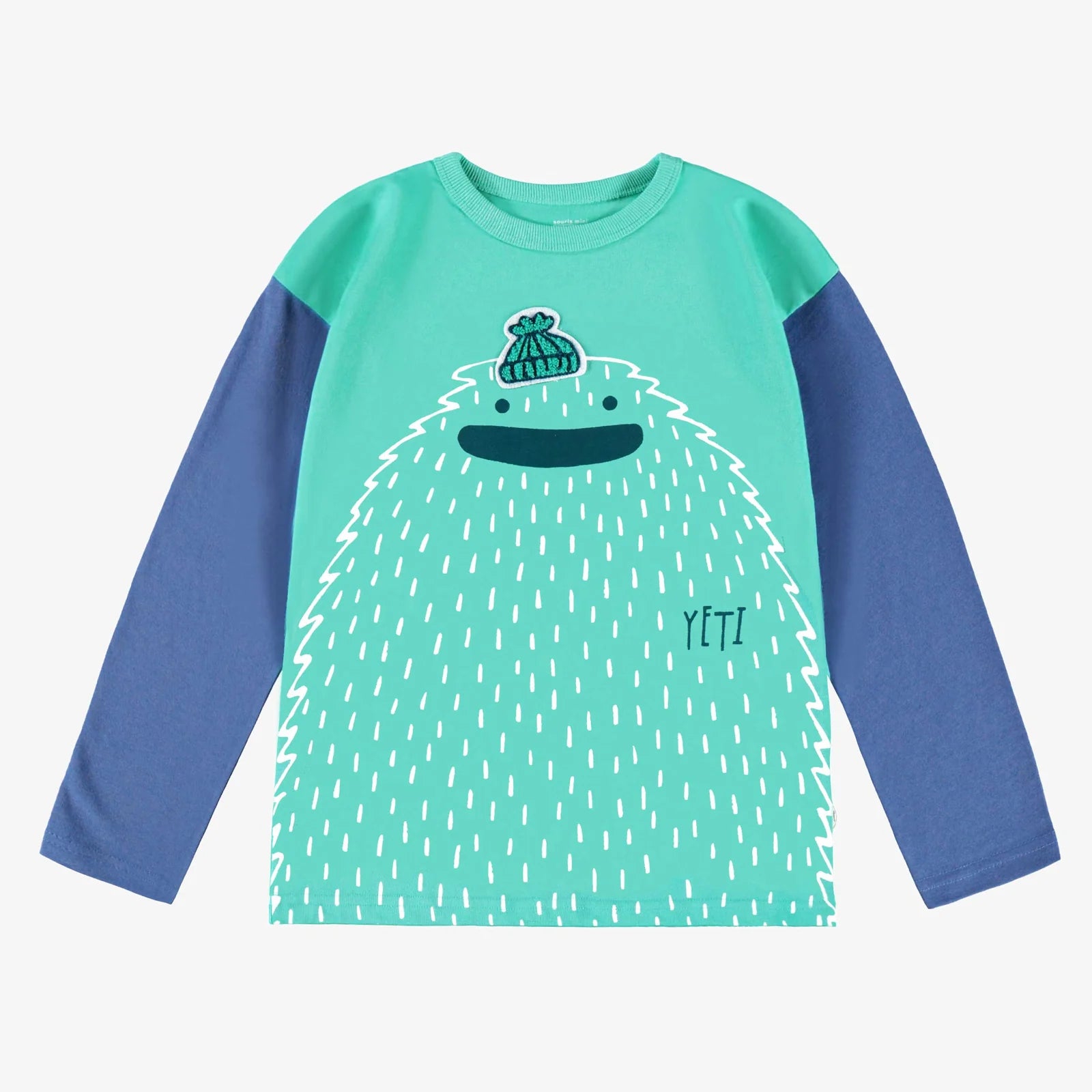 Turquoise Yeti Long-Sleeve