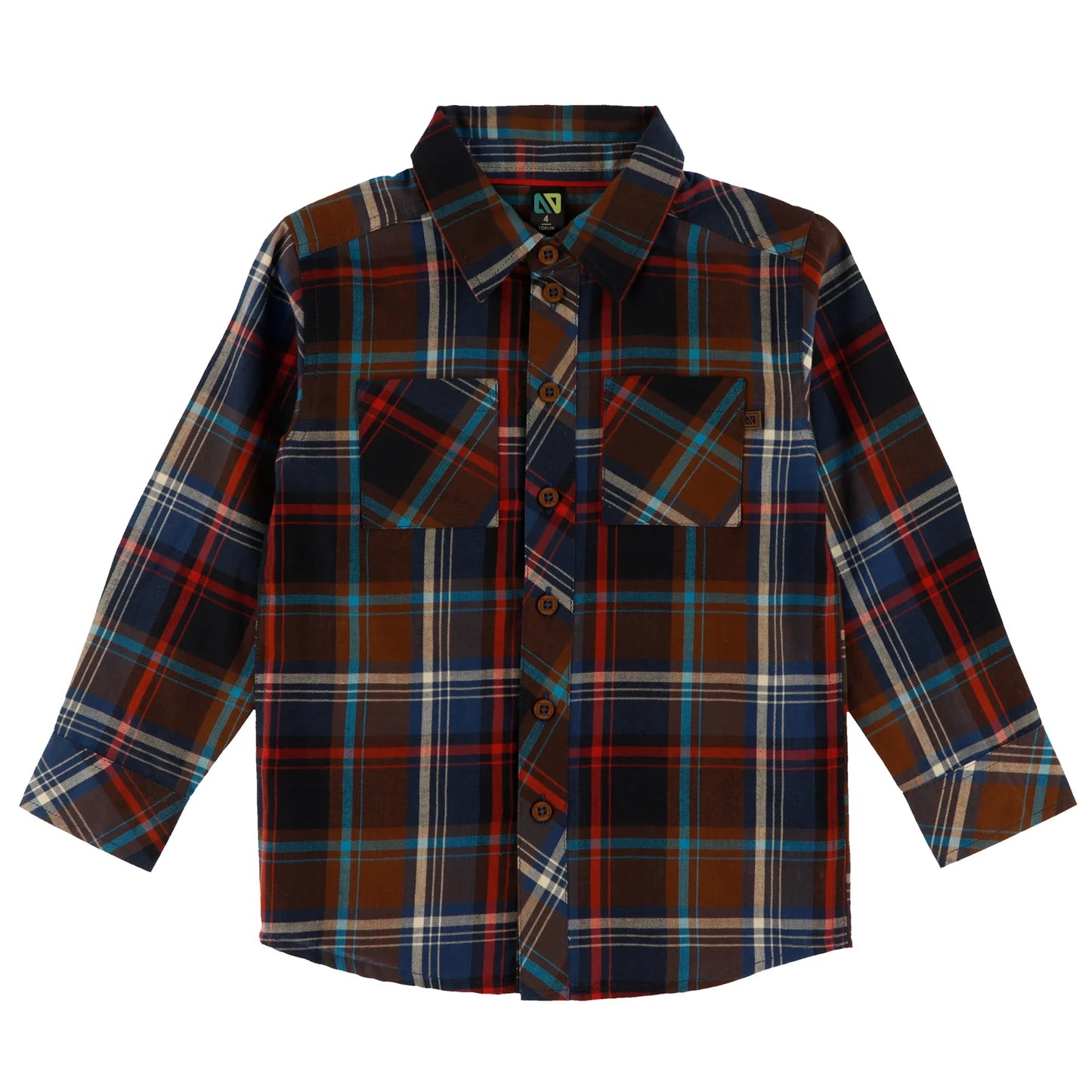 Campfire Plaid Button-Up