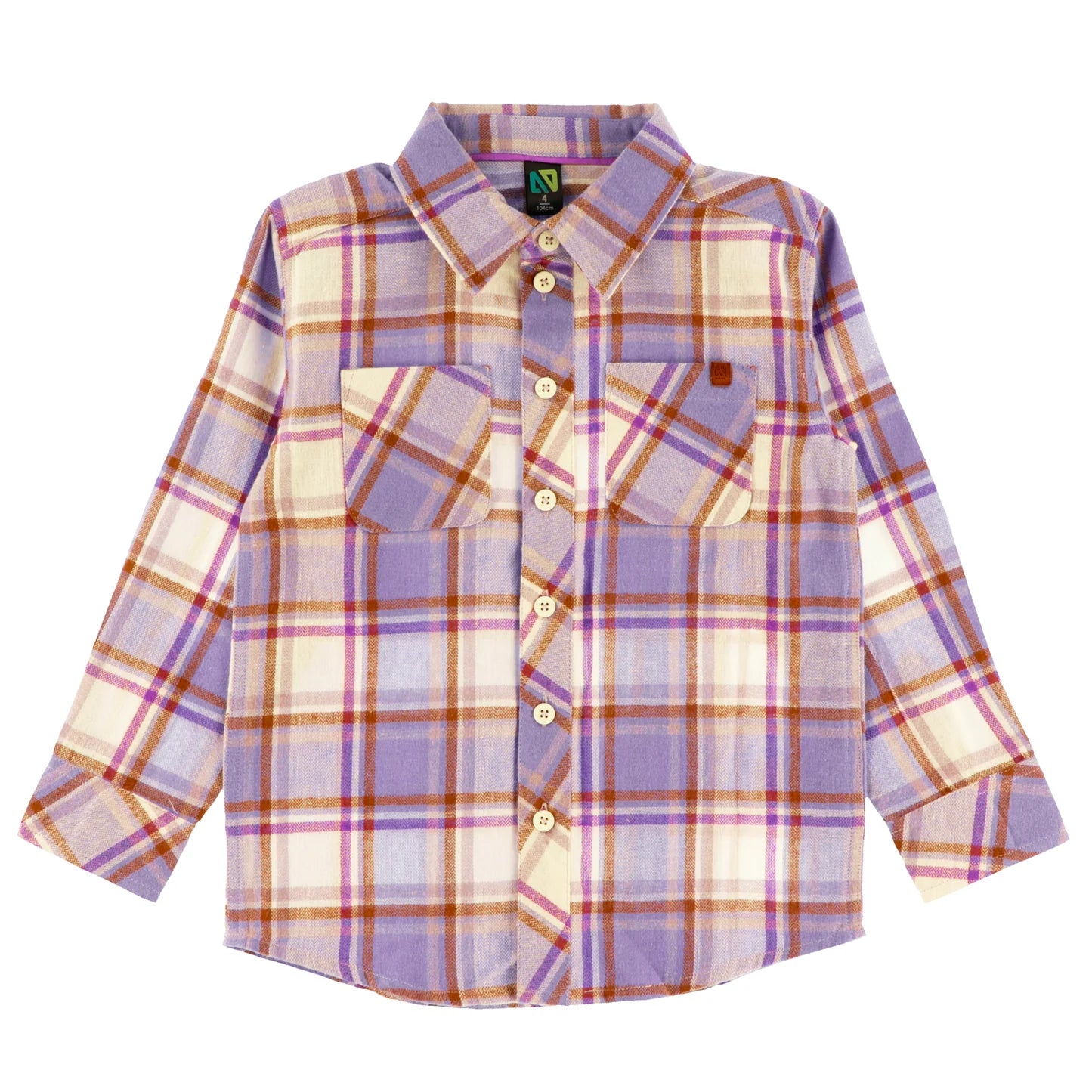 Lavender Harvest Plaid Shirt