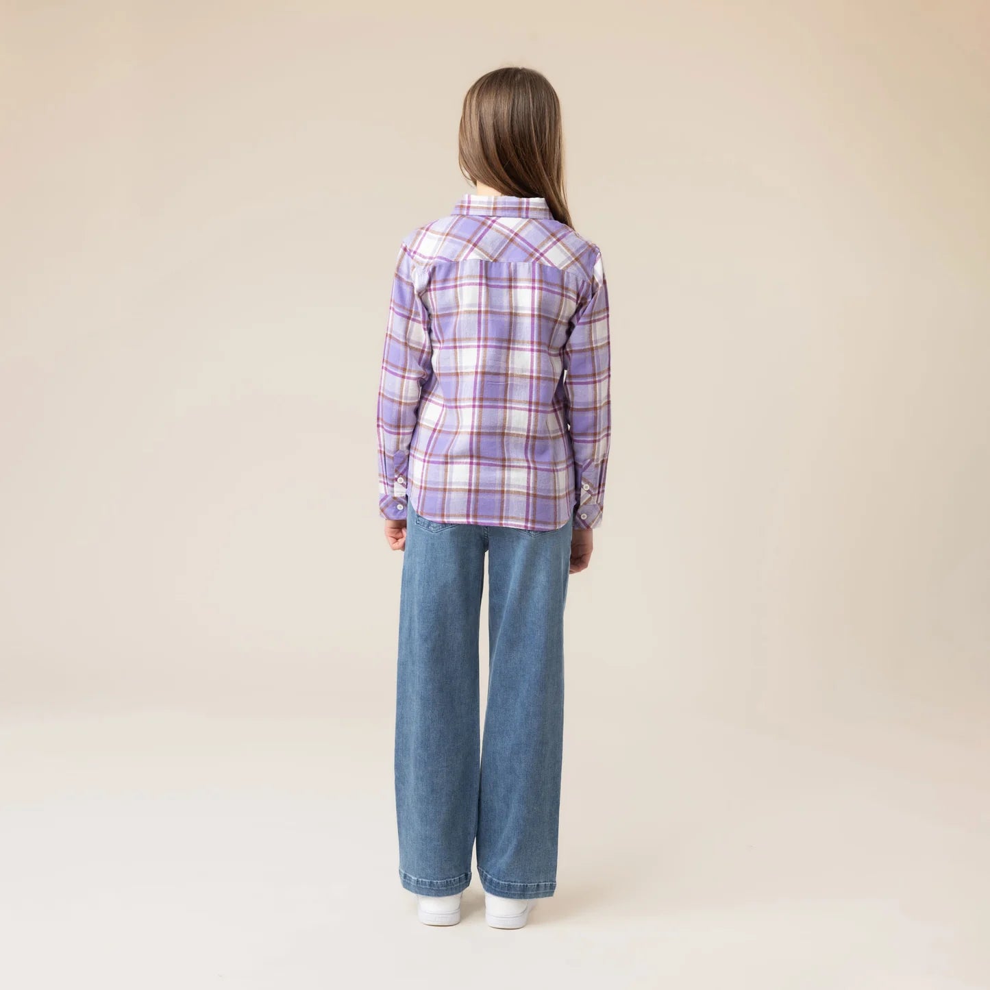 Lavender Harvest Plaid Shirt
