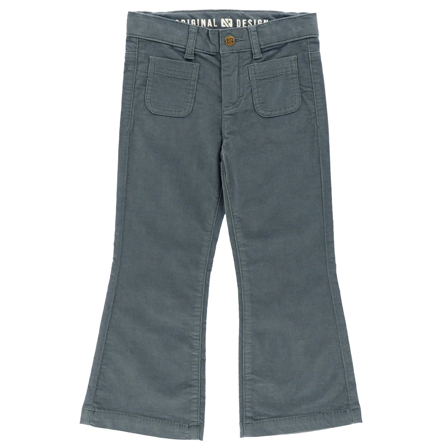 Dusty Blue Flare Pants