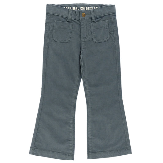 Dusty Blue Flare Pants