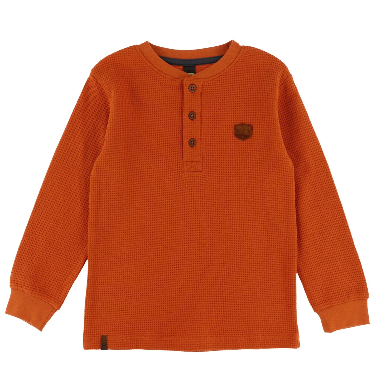 Pumpkin Spice Waffle Henley