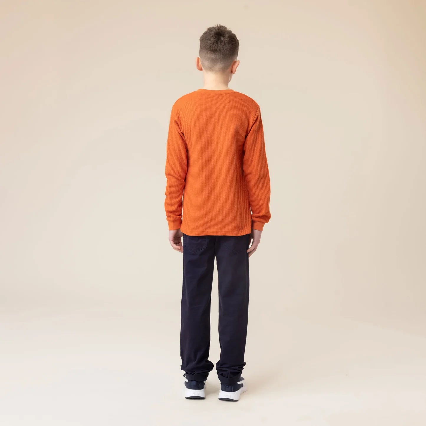 Pumpkin Spice Waffle Henley