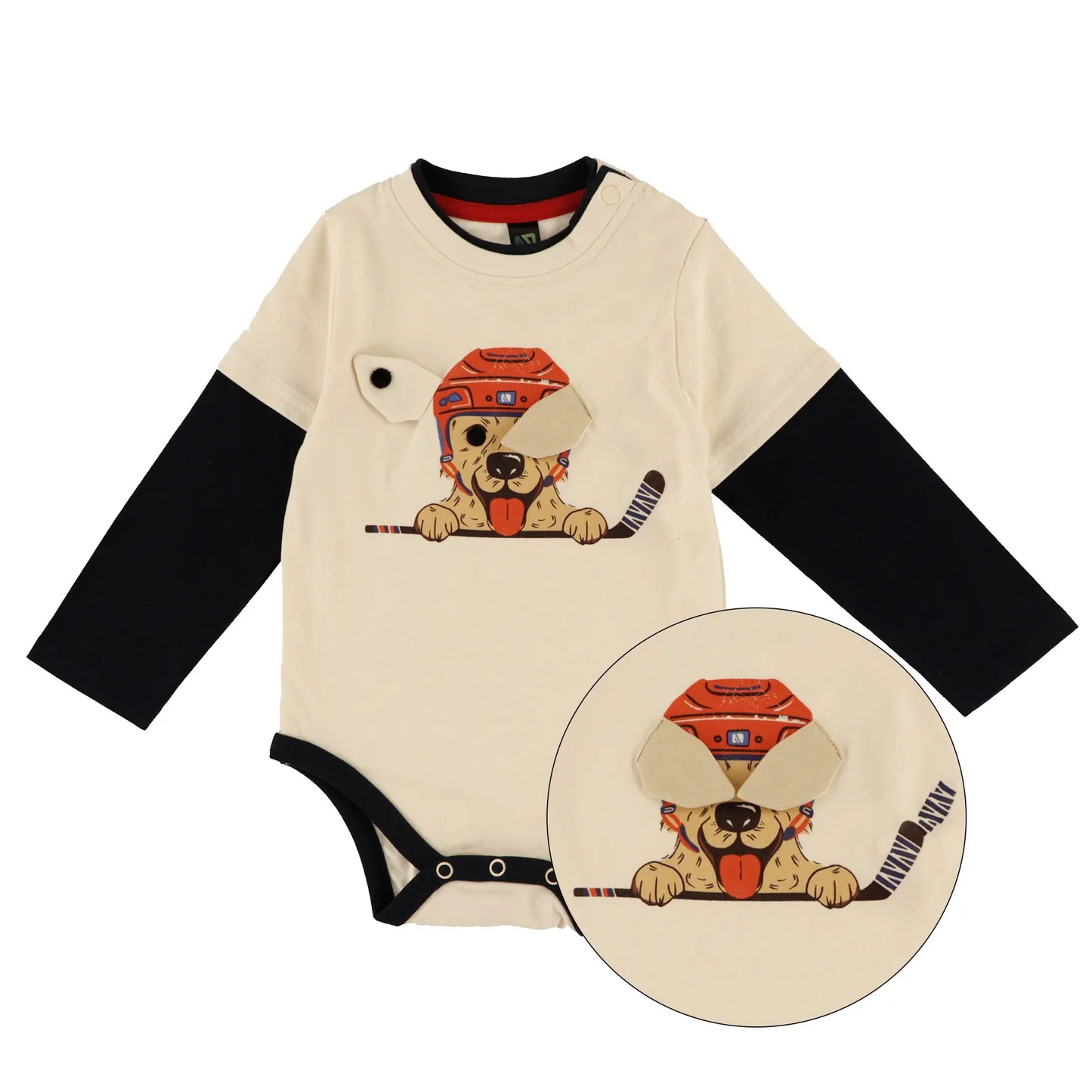 Rinkside Pup Two-Piece Set