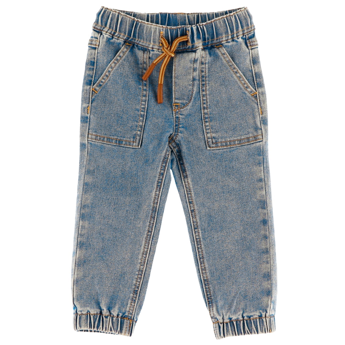 Vintage Wash Denim Joggers