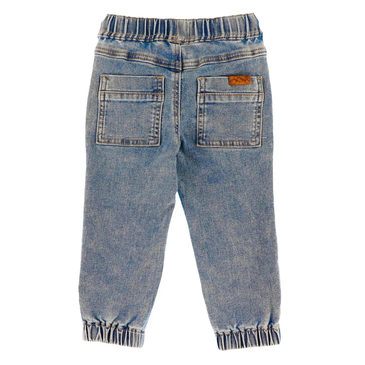 Vintage Wash Denim Joggers