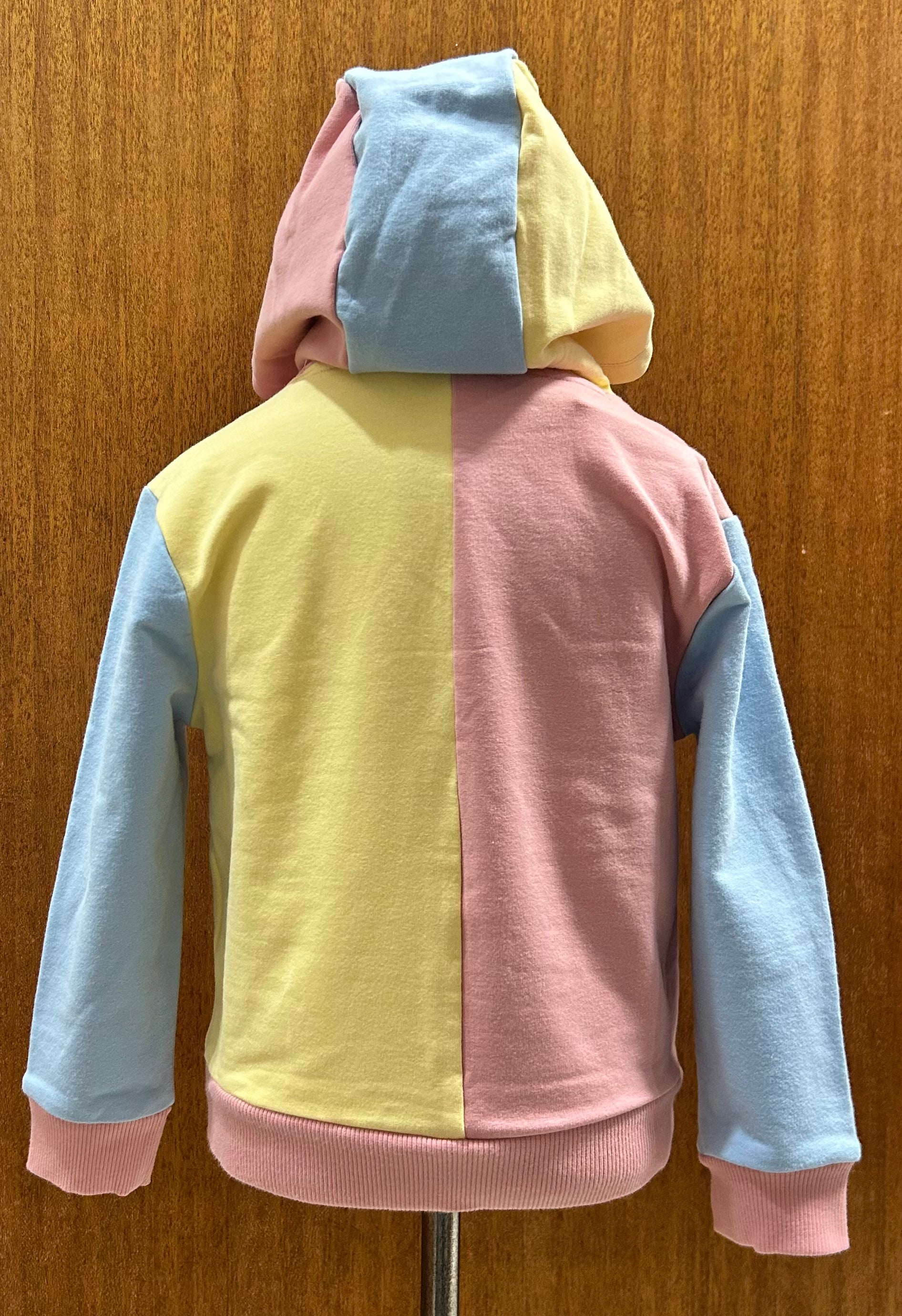 Cotton Candy Colourblock Hoodie