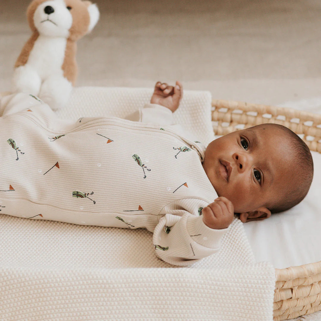 Golf Caddy Footed Romper