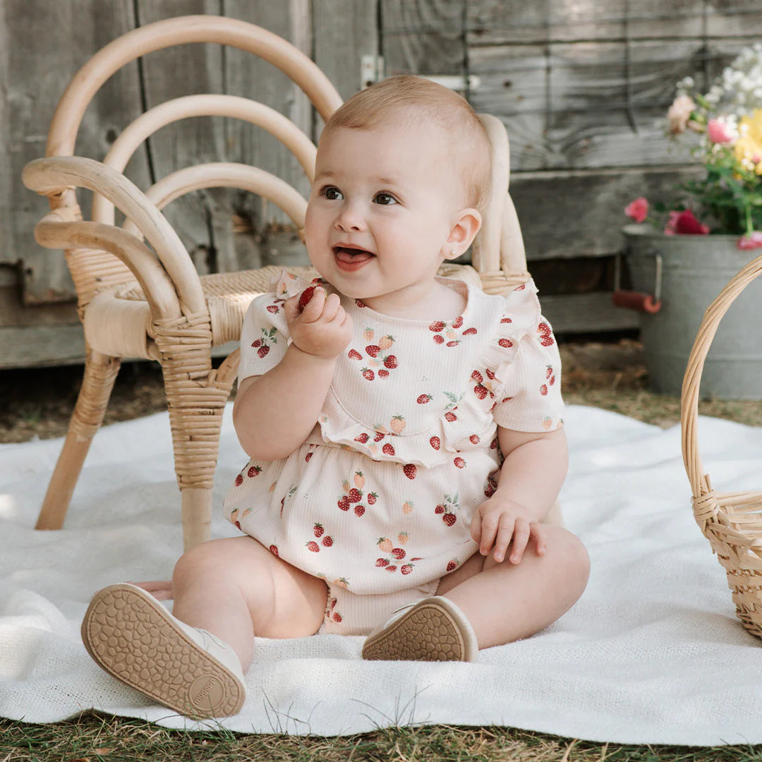 Strawberry Bubble Romper