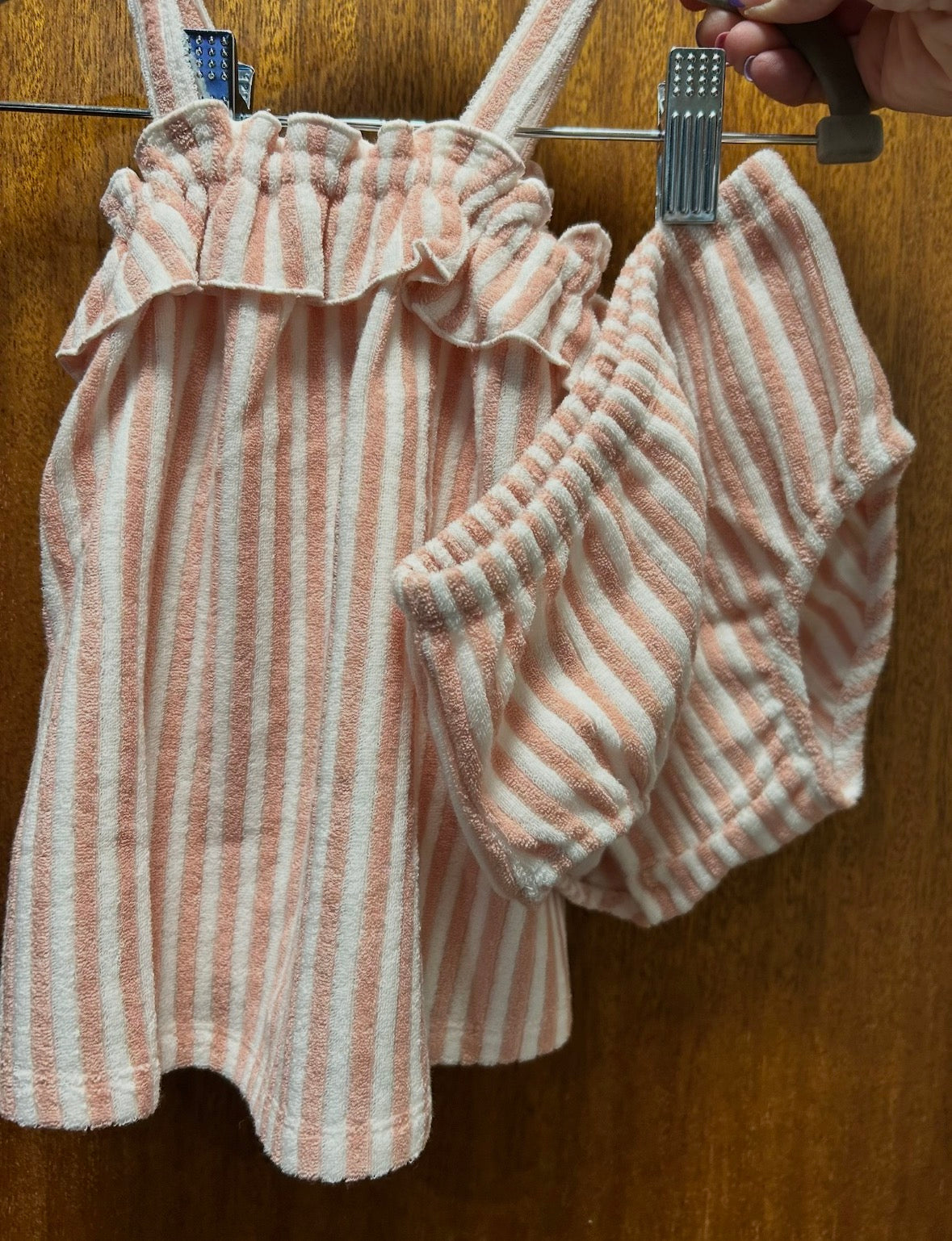 Rose Terry Dress + Bloomer Set