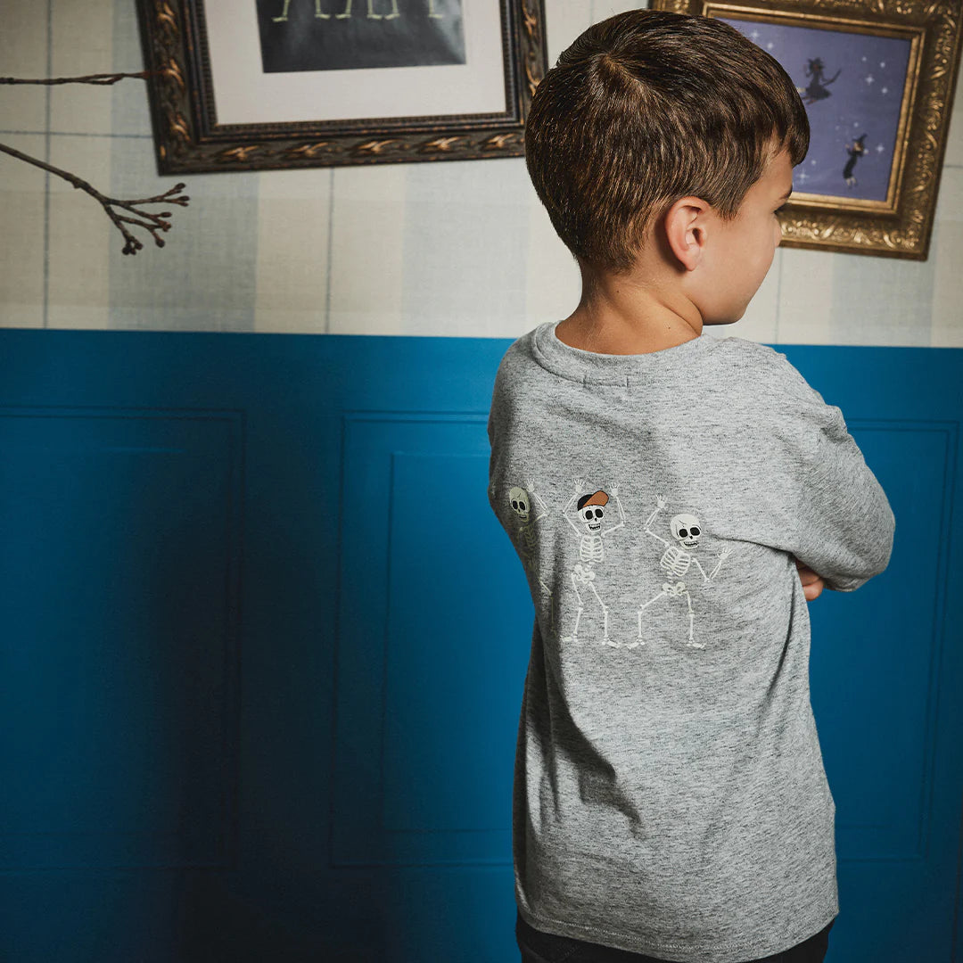 Spooky Deal Glow-in-the-dark Skull Long-Sleeve