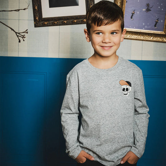 Glow-in-the-dark Skull Long-Sleeve