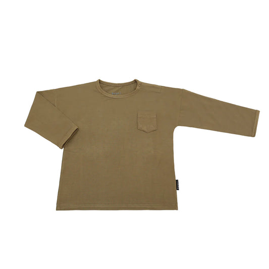 L/S Baggy Pocket Tee - Basil