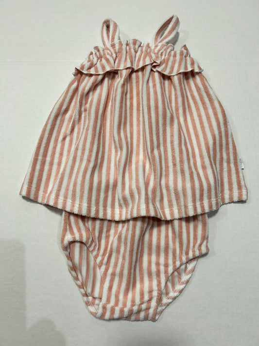 Rose Terry Dress + Bloomer Set