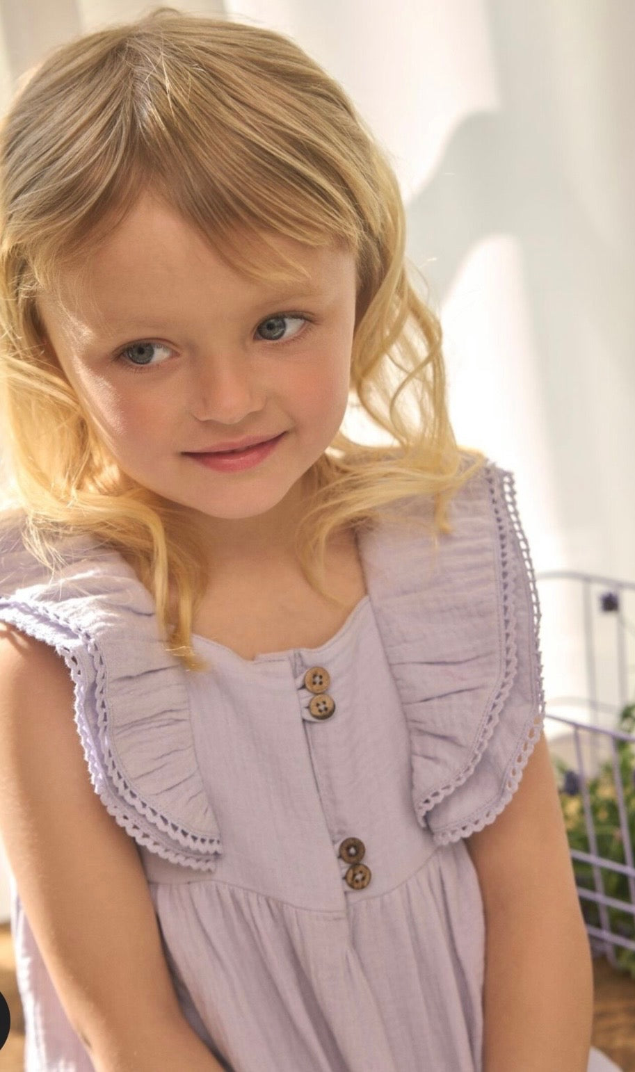 Lilac Ruffle Dress