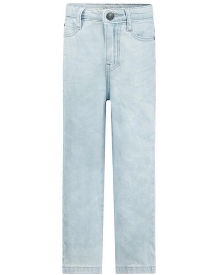 Light Wash Straight-Leg Jean