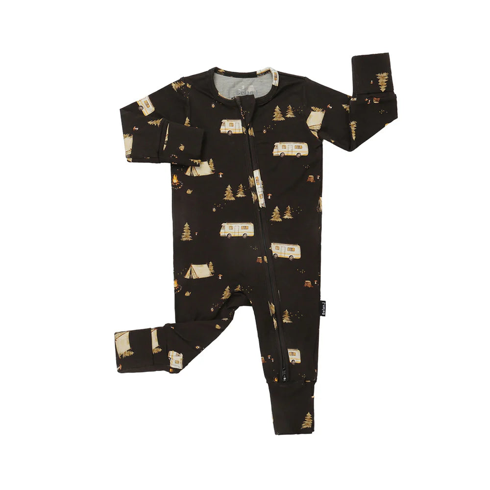 Sleeper with Fold Over Cuffs - Night Camp