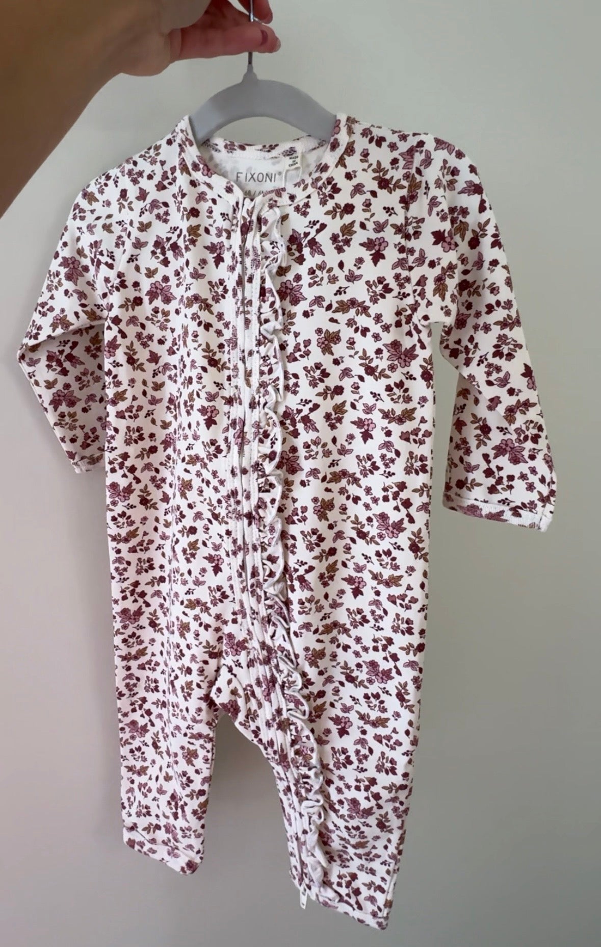 Autumn Bloom Ruffle Romper