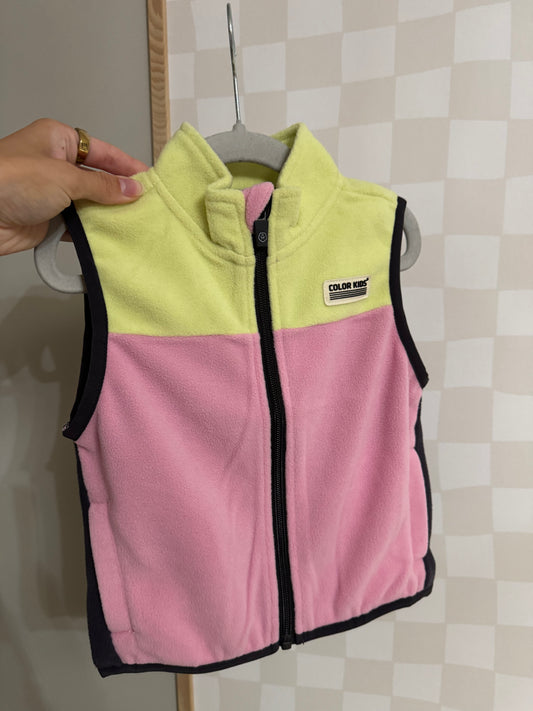 Lime 3 Colorblock Vests