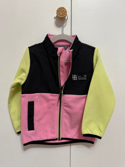 Lime Waterproof Poly/Fleece Jacket
