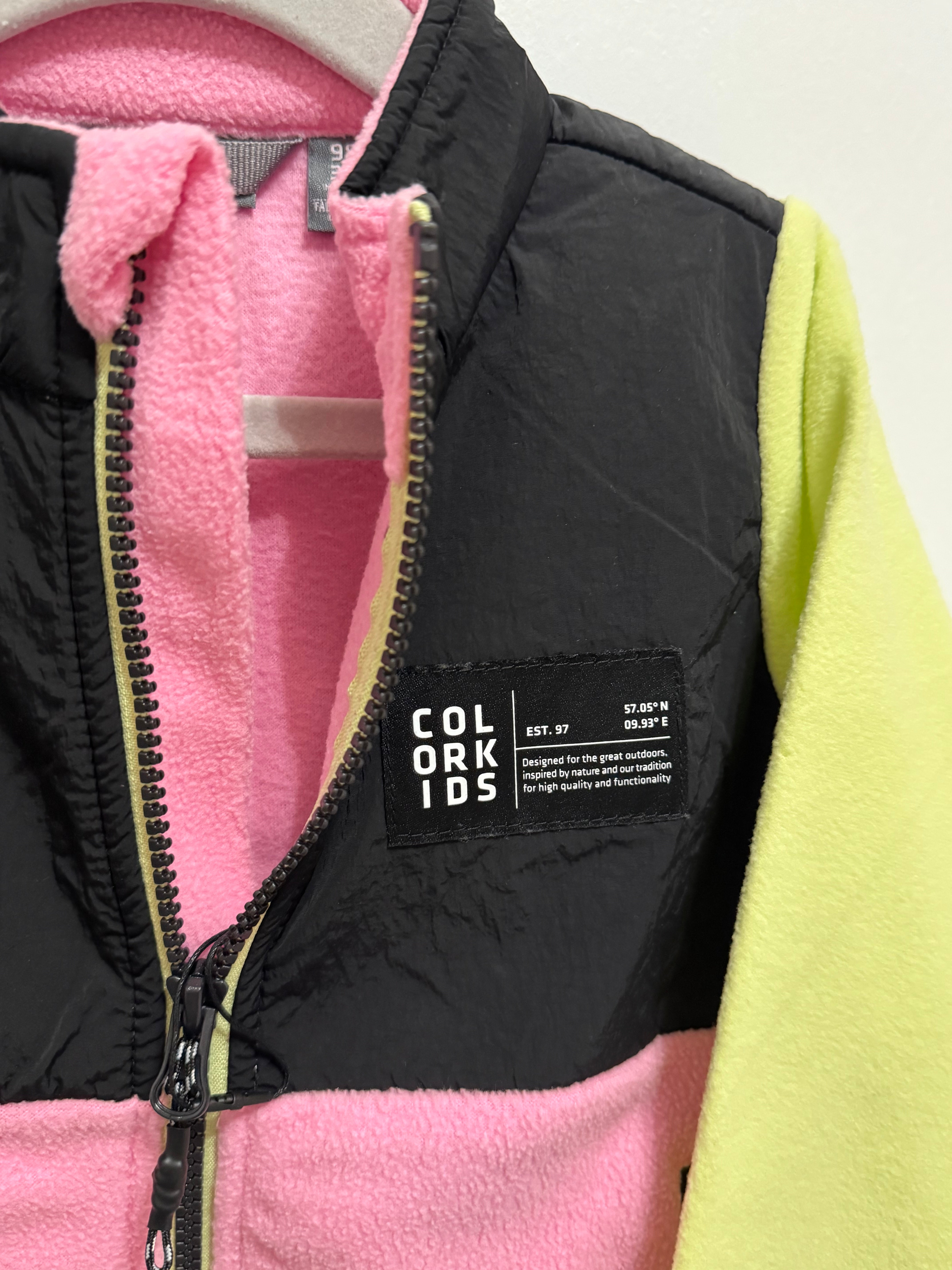 Lime Waterproof Poly/Fleece Jacket