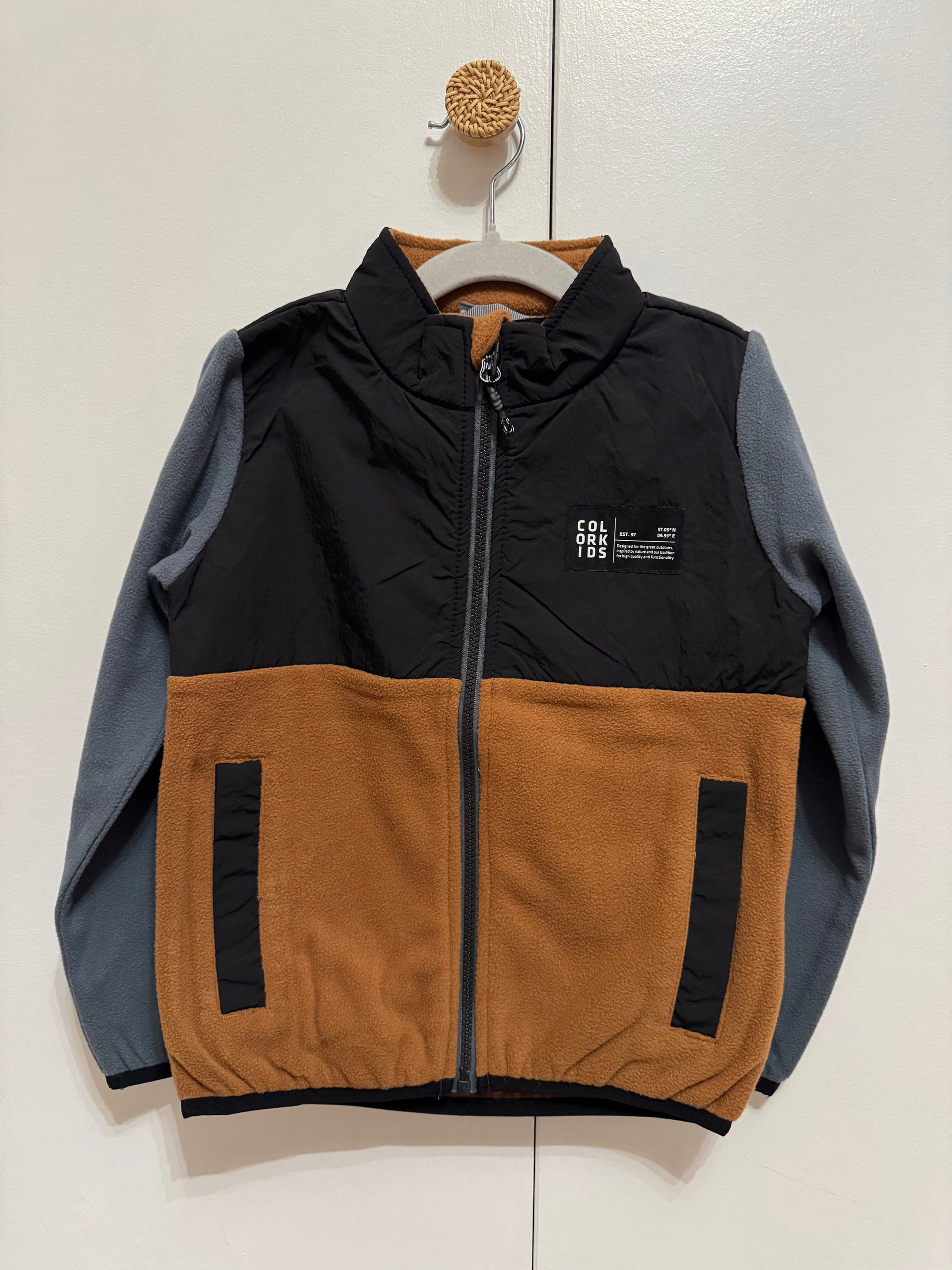 Mocha Waterproof Poly/Fleece Jacket