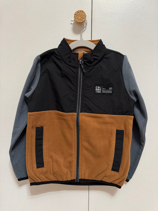 Mocha Waterproof Poly/Fleece Jacket